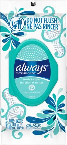 Always Feminine Wipes: Fresh & Clean Soft Pack, 32 Count
