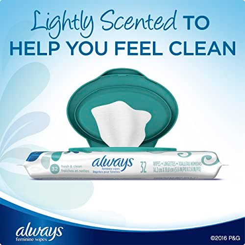Always Feminine Wipes: Fresh & Clean Soft Pack, 32 Count