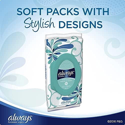 Always Feminine Wipes: Fresh & Clean Soft Pack, 32 Count