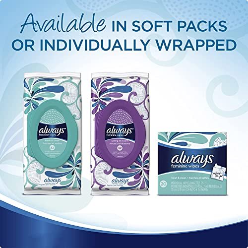 Always Feminine Wipes: Fresh & Clean Soft Pack, 32 Count