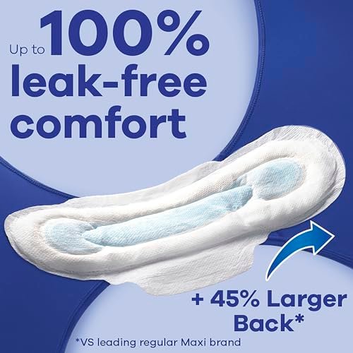 Always Maxi Overnight Pads Size 4 - Ultimate Leak Protection