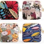 Charming 4-Pcs Period Storage Bags for Teens