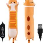 Cute USB Heating Pad for Period Pain Relief - Brown Cat