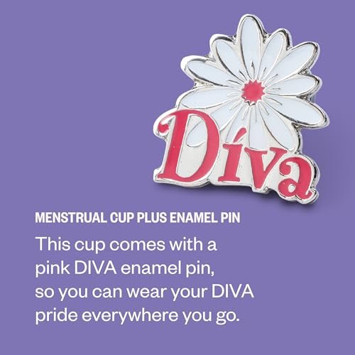 Diva Cup & Enamel Pin - Reusable Period Care Essential