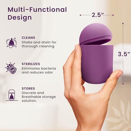 EcoBlossom Silicone Menstrual Cup Sterilizer & Case