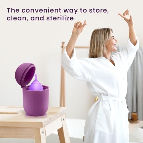 EcoBlossom Silicone Menstrual Cup Sterilizer & Case