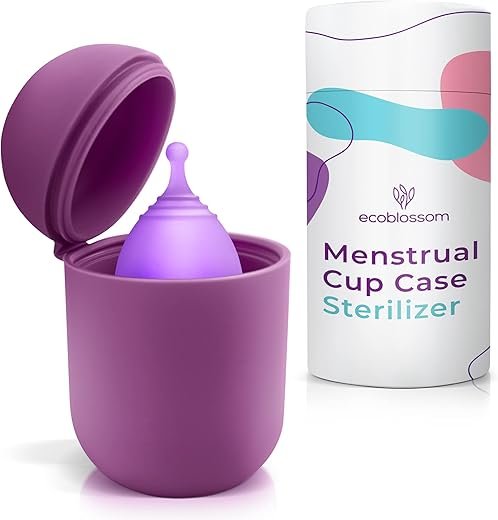 EcoBlossom Silicone Menstrual Cup Sterilizer & Case