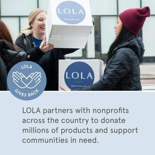 LOLA Organic Cotton Super Tampons - 32 Count, Non-Toxic