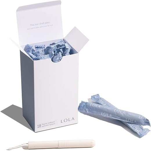 LOLA Organic Cotton Tampons – Super Absorbency, HSA Approved