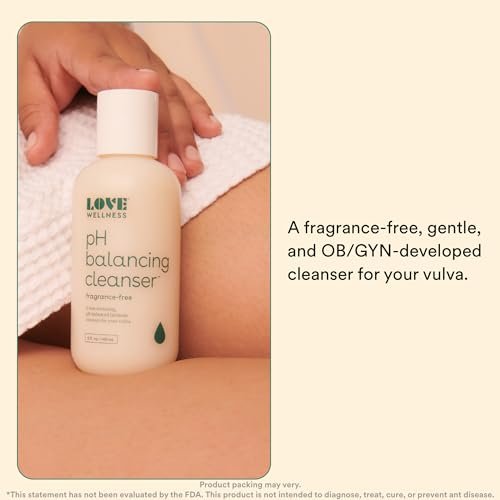 Love Wellness pH Balancing Feminine Wash - Gentle & Fragrance-Free