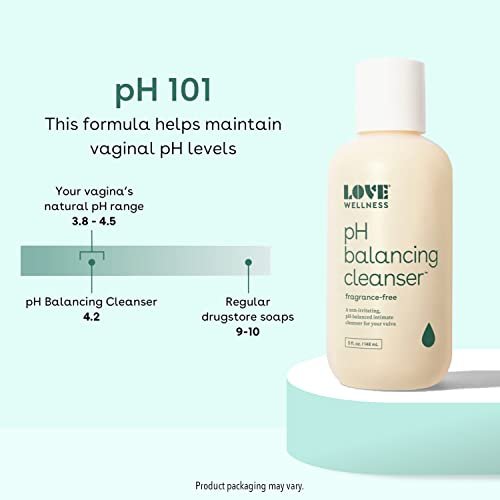 Love Wellness pH Balancing Feminine Wash - Gentle & Fragrance-Free
