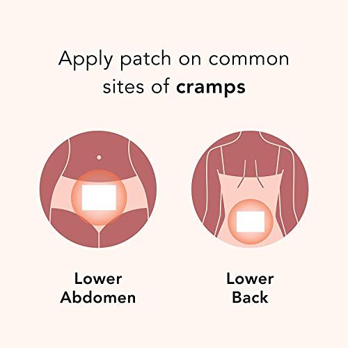 Rael Herbal Heating Pads for Cramps - Discreet Relief
