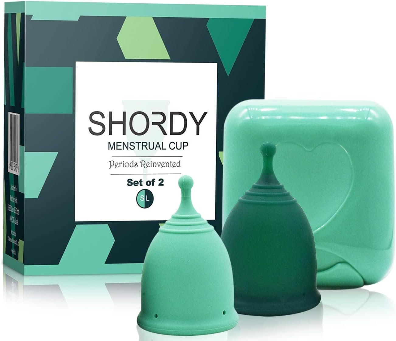SHORDY Reusable Menstrual Cup Set - Eco-Friendly & Comfortable