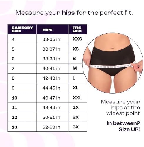 Super Comfy Absorbent Period Panties for Women & Teens